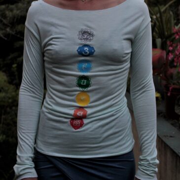 Remera mangas largas. 7 Chakras